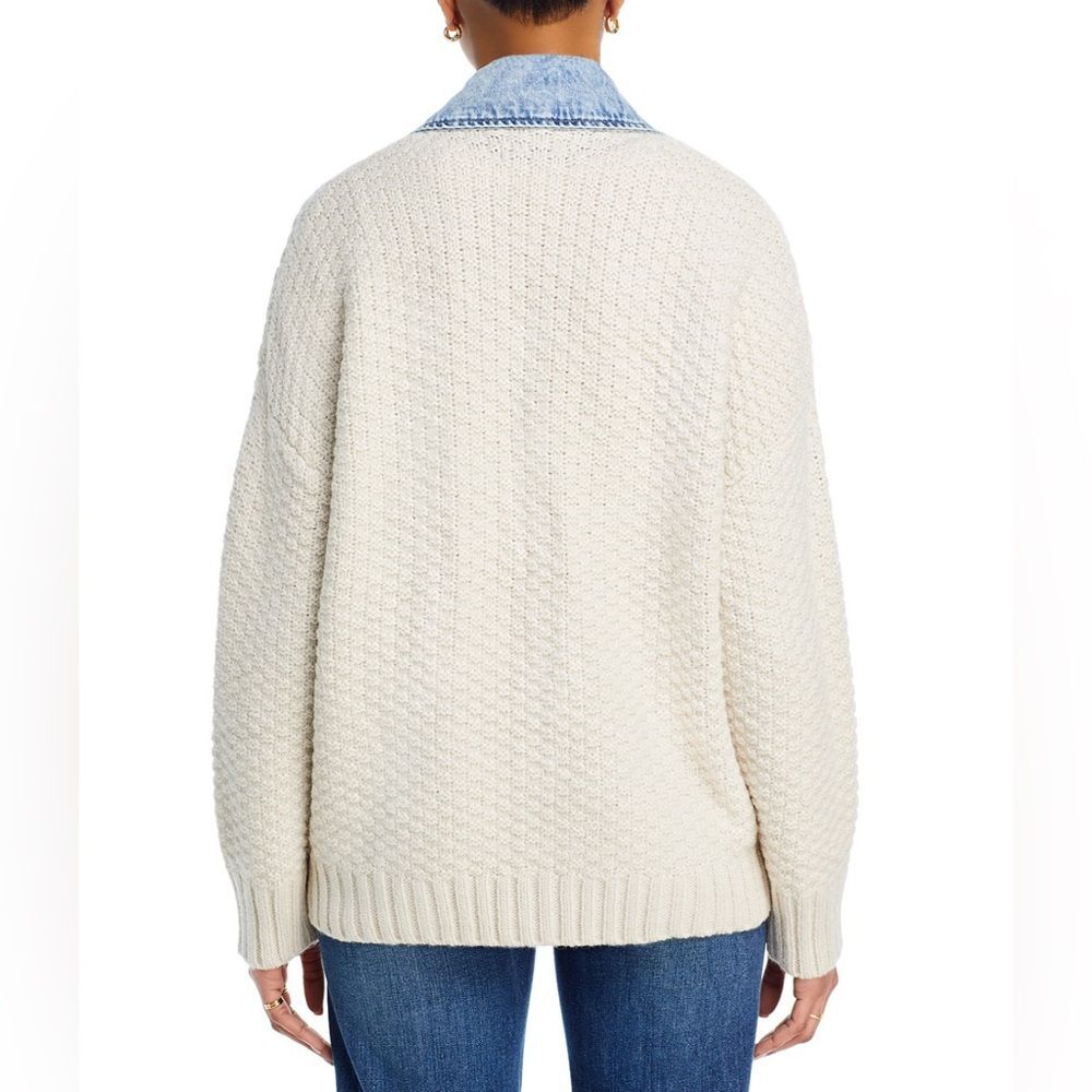Brand New with tag! BLANKNYC -Last Call Mixed Media Cardigan Size Small - Picture 3 of 7
